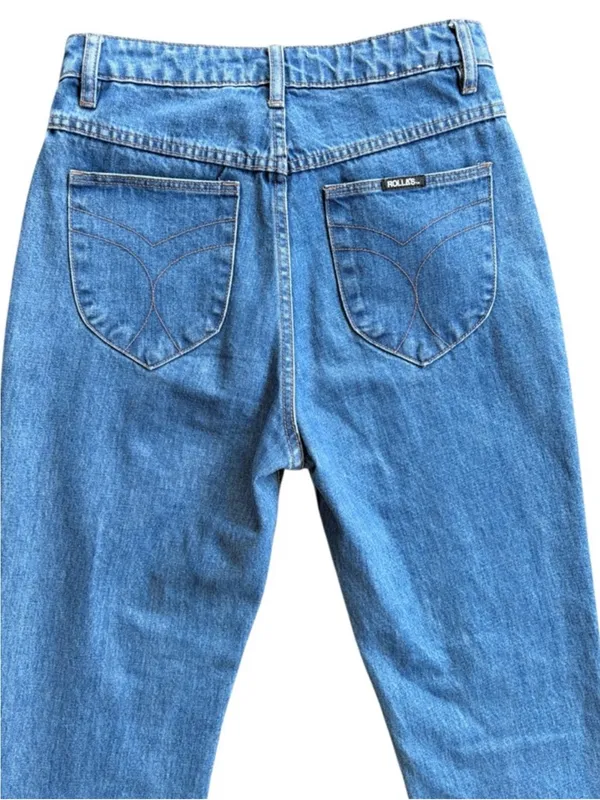 EUC ROLLA'S Original High Rise Straight Jeans Size 27 - Image 7