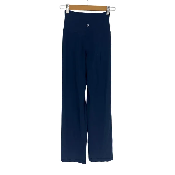 Lululemon Align High-Rise Wide-Leg Pant 31 True Navy Size 0 Nulu - Image 8