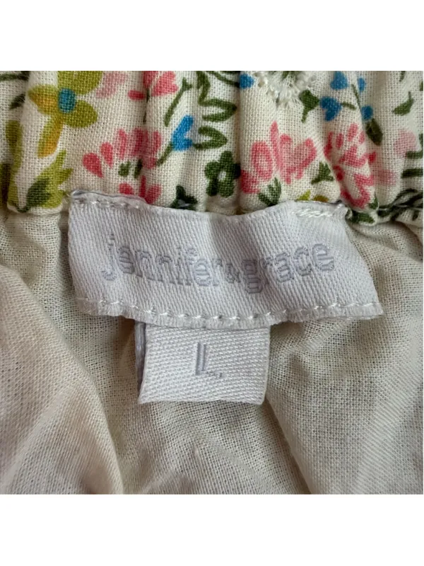 Vintage retro mini skirt floral eyelet lace fairy coastal cowgirl boho festival - Image 16