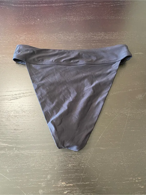 W by Worth Black Bikini Bottom - Simple High-Cut Brief - Image 5