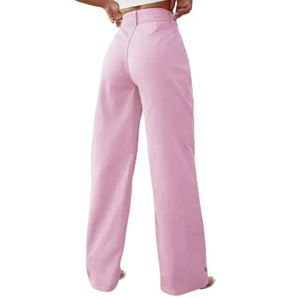High Waist Wide Leg Jeans in Pink, Size 30​​​ - Image 2