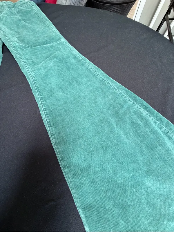 Free People We The Free Jayde Green Corduroy Flare Pants 29 - Image 2