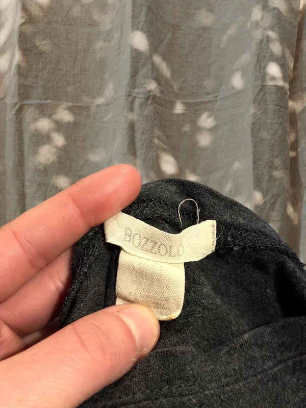 Bozzolo Grey Long Sleeve Shirt - Image 3