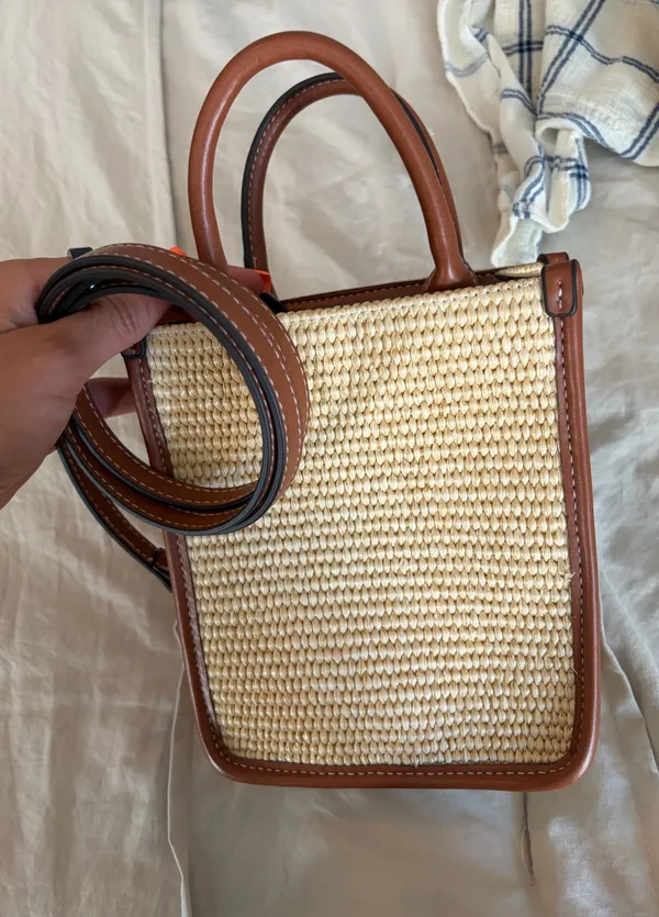 H&M Wicker Purse - Image 3