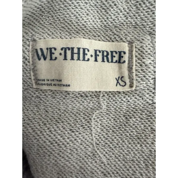 Free‎ People We The Free We Hoodie Heather Gray Women's Size XS - Image 12