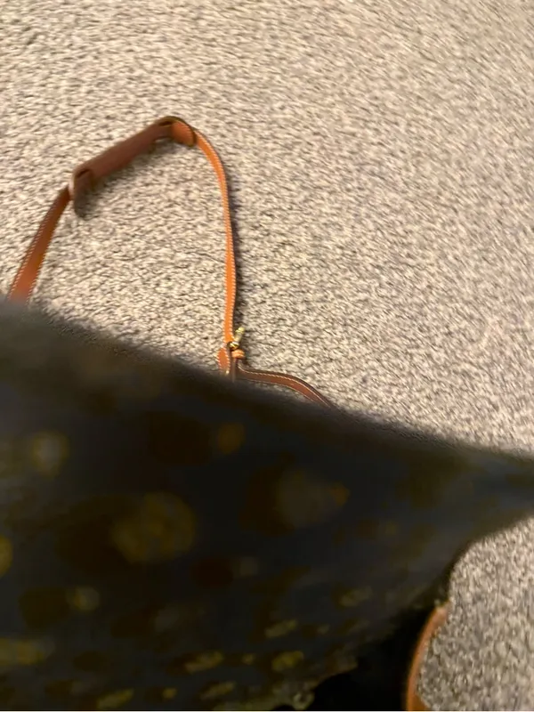 Vintage Pollini Monogram Leather Satchel Bag Italy Dark Academia - Image 5