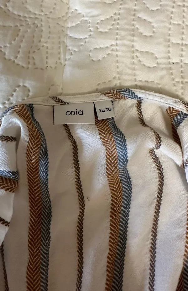 ONIA Cream Backless Dress - Image 5