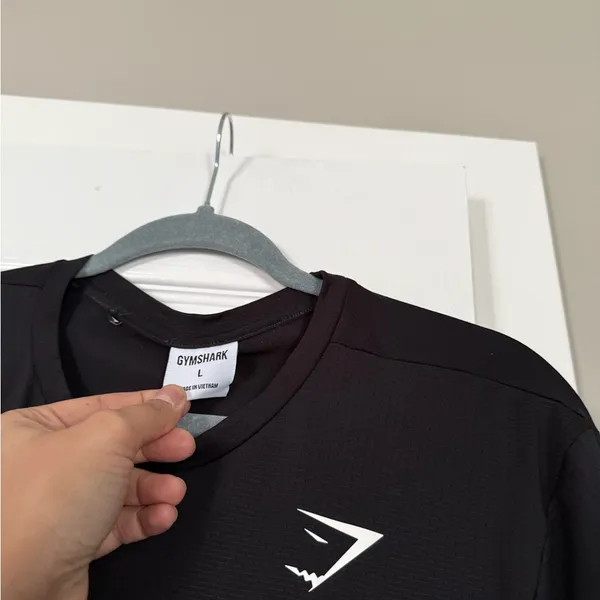 Gymshark Long Sleeve Black Workout Top - Image 5