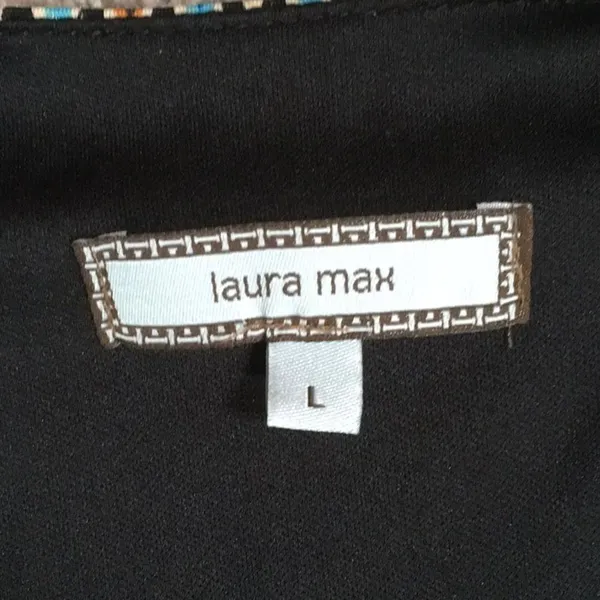 Laura Max dress. EUC Blue Size L - Image 6