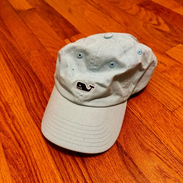 Vineyard Vines Baseball Cap Hat Light Blue - Image 2