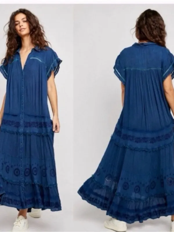 Free People Pretty Cozy Maxi Dress NWOT - Image 2