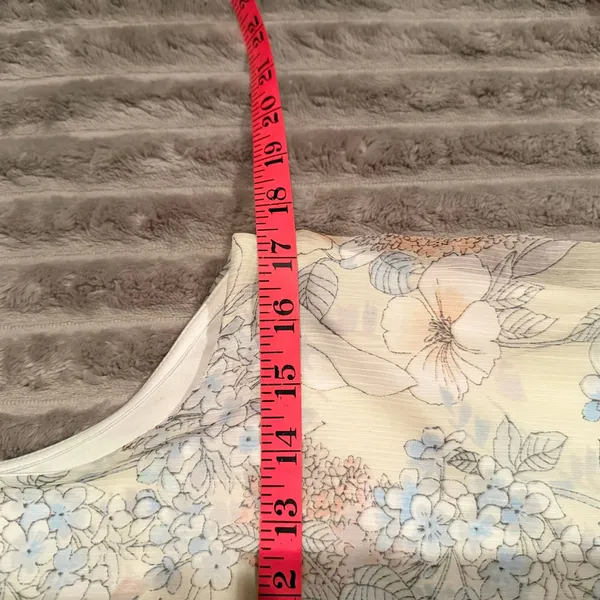Tommy Hilfiger Floral Sleeveless Shift Dress, Size 4, Fully Lined, Keyhole‎ Back - Image 7