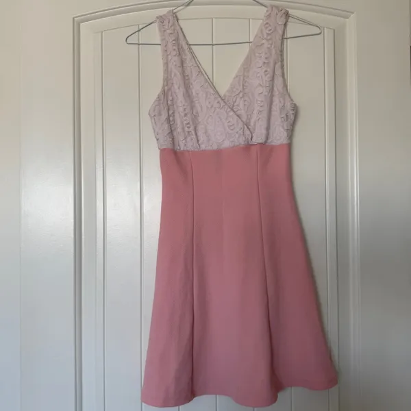 🌸 Blush Lace Dream Dress – Feminine, Flowy & Effortlessly Chic Small 🌸 - Image 3
