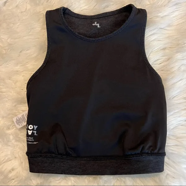 JoyLab High Neck Brushed Jersey Bra Workout Crop Top Size Extra Small - Image 8