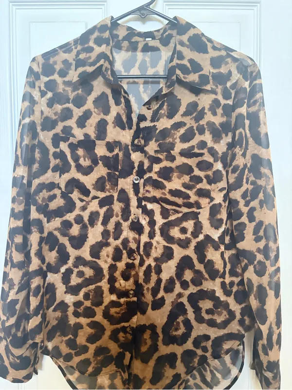 Leopard Print Button - Image 2