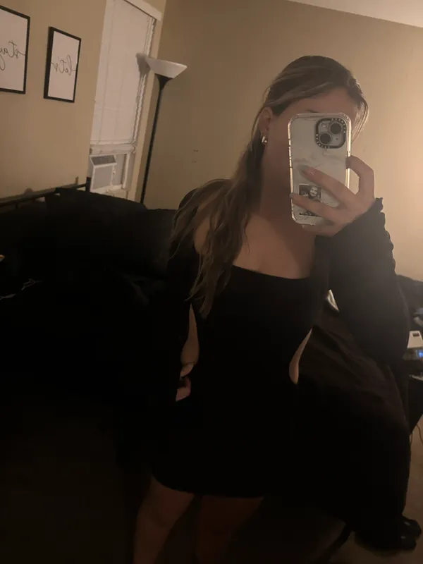 Sexy Black Bodycon Dress - Image 3
