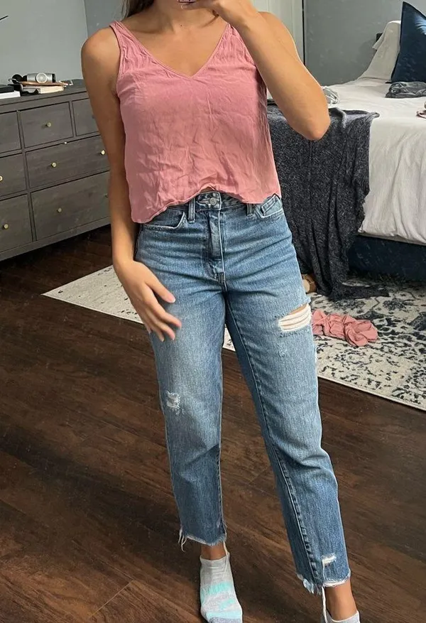 Pink Aritzia Open Back Tank - Image 8