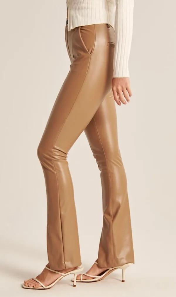 Abercrombie Leather Pants Size 24 - Image 4