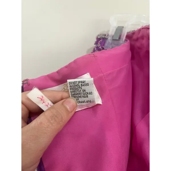 Previous Formals Blue‎ Prom Dress A Line Formal Gown Size 4 Princess - Image 9