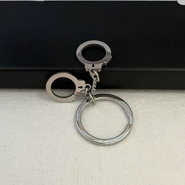 Handcuff Keychain Charm for Men Women Car Keychain Key Ring Bag - Image 5