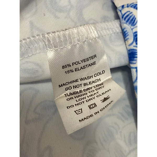 NEW Smith & Quinn Blue White Floral Sleeveless Cami Camisole Maxi A-Line Dress S - Image 6