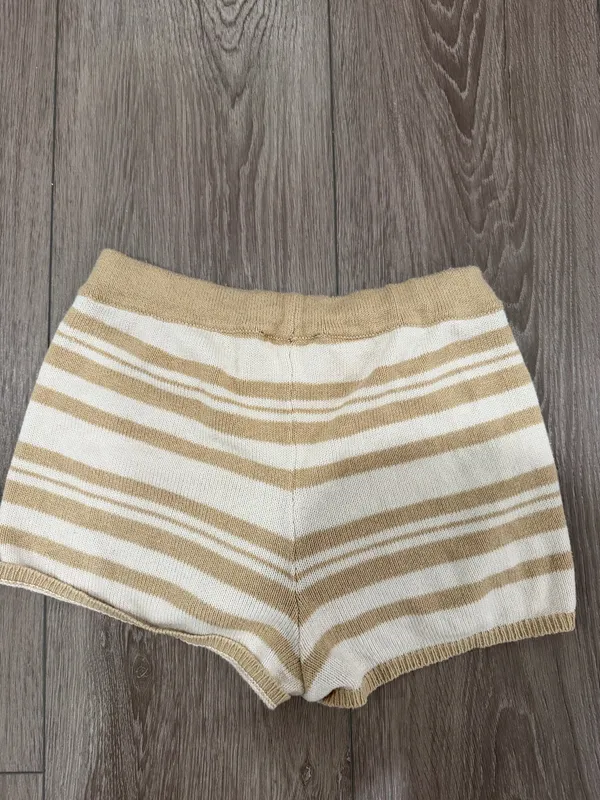 lulus knit cream shorts  - Image 5