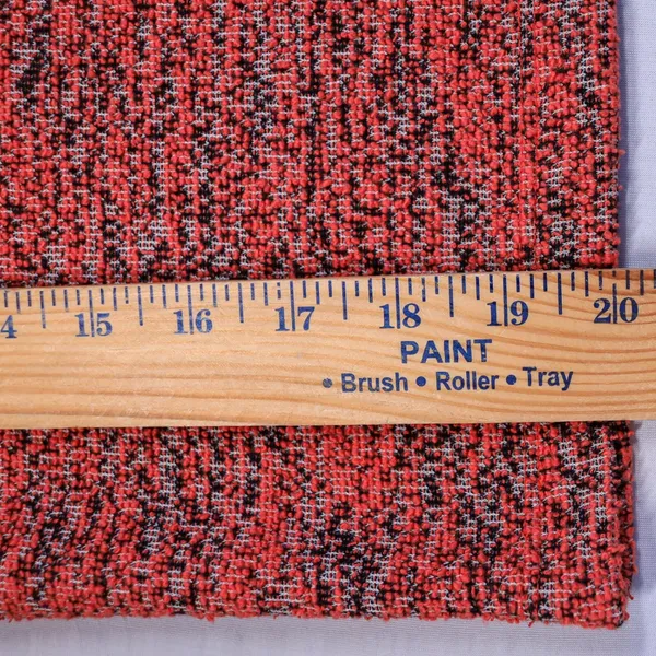 Free People Knit Top Women Size S Red Black Marled Textured Short Sleeve Boucle - Image 10