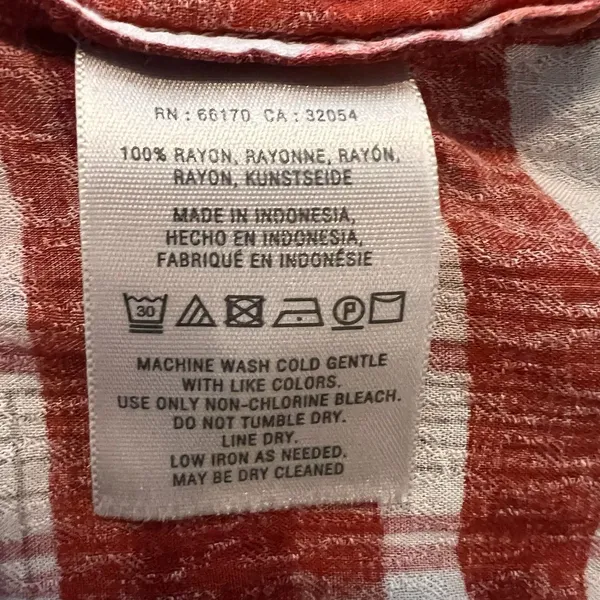 maeve anthropologie Top Medium‎ Plaid Tiered Lila Peasant Tunic - Image 5