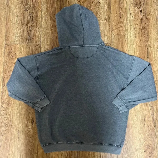 Aerie Charcoal Grey Pullover Hoodie‎ Womens S Oversized Faded Relaxed Sweatshirt - Image 9