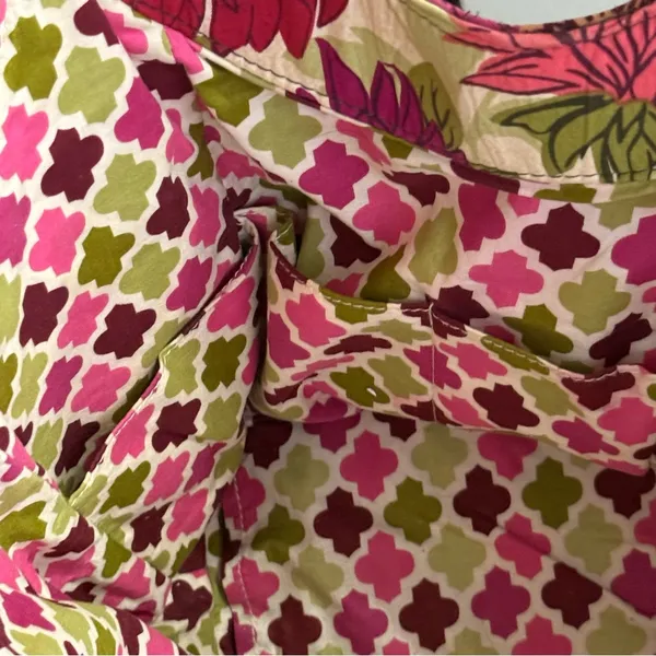 Vera Bradley Quilted Floral Shoulder Bag Pink Green Cottagecore Vintage Y2K - Image 13