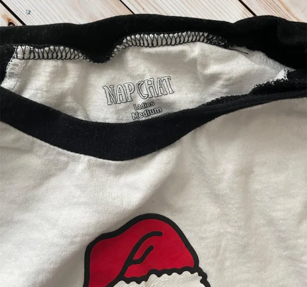 Sasquatch Christmas Themed Pajamas Red Size M - Image 3