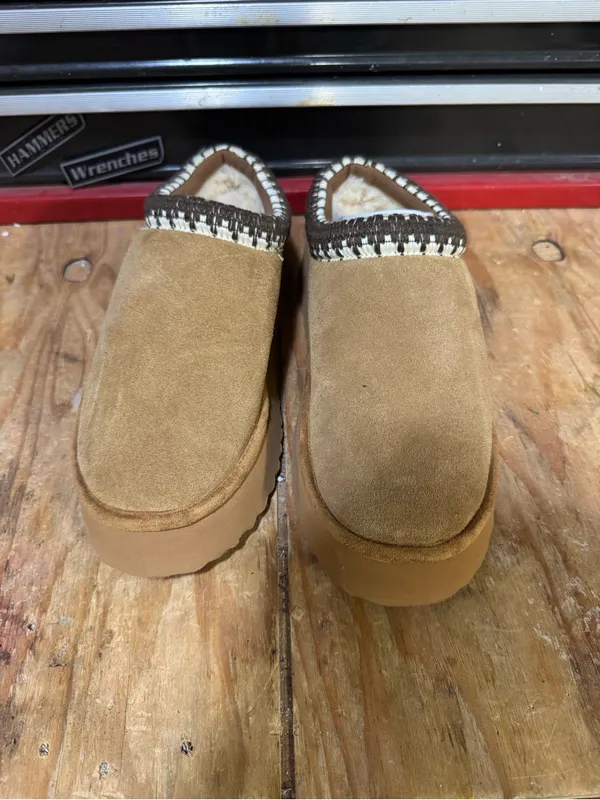 Steve Madden Selena 2 Platform Slip On Faux Fur Mule Women’s 9 New - Image 2