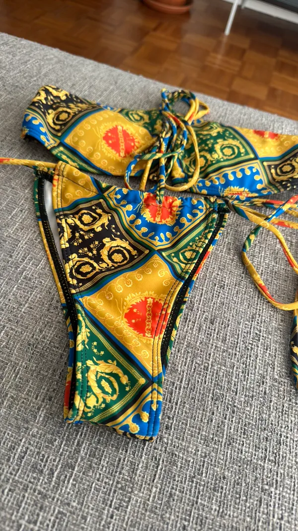Worn by Kendall Jenner, Rococo Sexy Bikini Green - Image 14