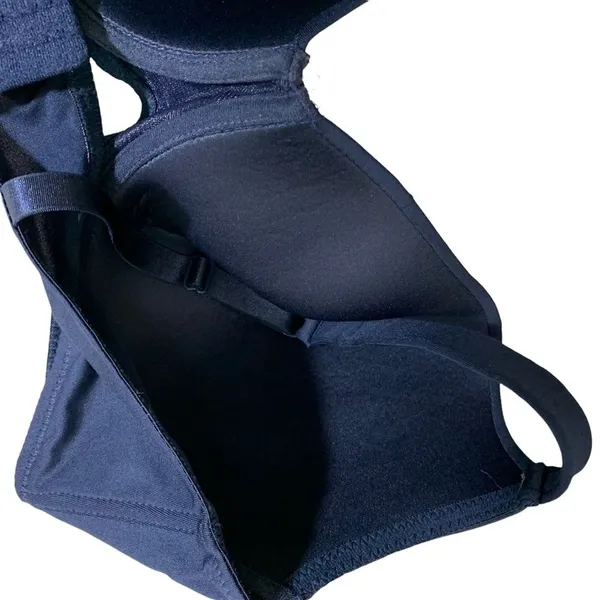 Delta Burke Navy Blue Padded Bra Size‎ 42D Size undefined - Image 5