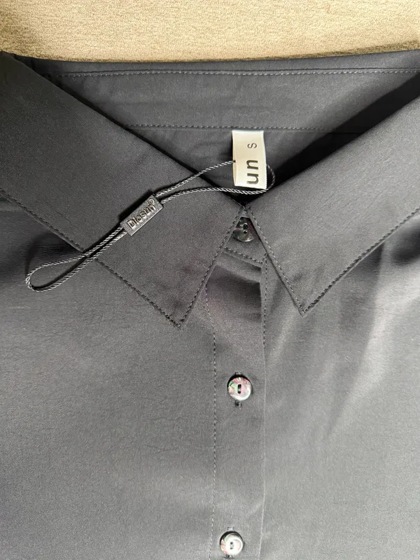 Women’s black button up blouse - Image 2