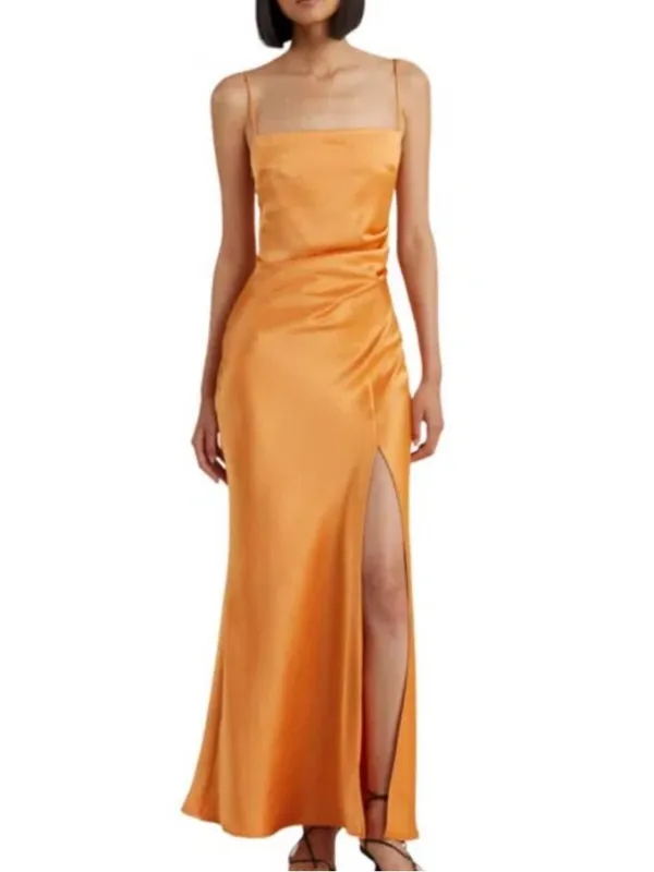 BEC & BRIDGE Nadia Maxi Dress - Tangerine - Image 4