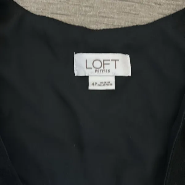 Loft black wrap dress - Image 2