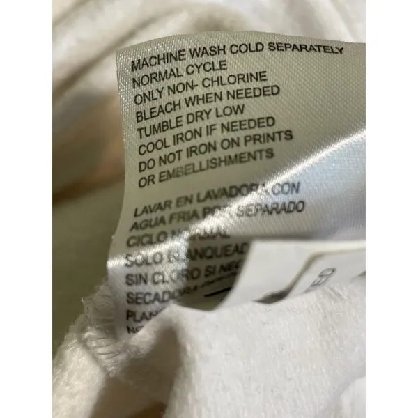 DKNY Sport Pullover Hoodie Pittsburg Steelers Maddie Crop White Size Large - Image 10
