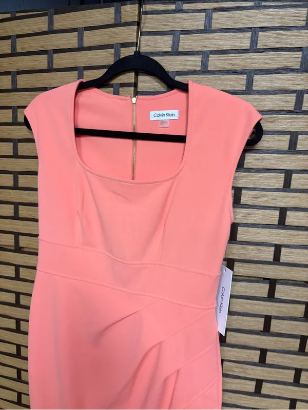 Calvin Klein melon dress size 4 - Image 3
