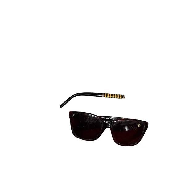 Authentic Fendi Black and Gold Striped Sunglass broken - Image 8
