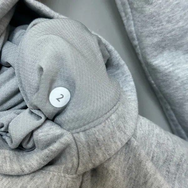 Lululemon Split Pullover Hoodie Heathered Light Gray - Image 9