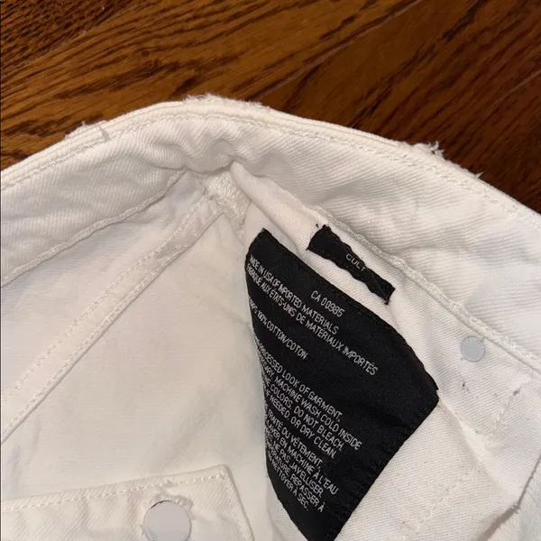 Alexandra wang denim white distressed jean pant 29 cult - Image 6