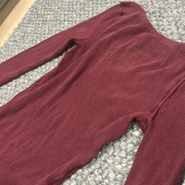 We‎ the Free Maroon Printed LS V-Neck Size Medium - Image 7