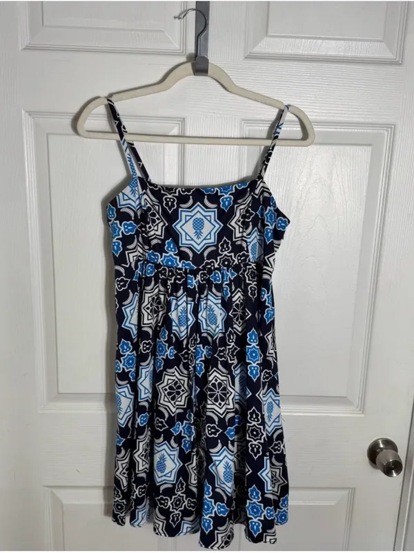 Anthropologie Hutch Pineapple Print Romper Size Small Blue Black Tropical - Image 12