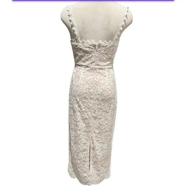 LULU’S All My Love For You White Lace Sleeveless Midi Dress Size S - Image 12