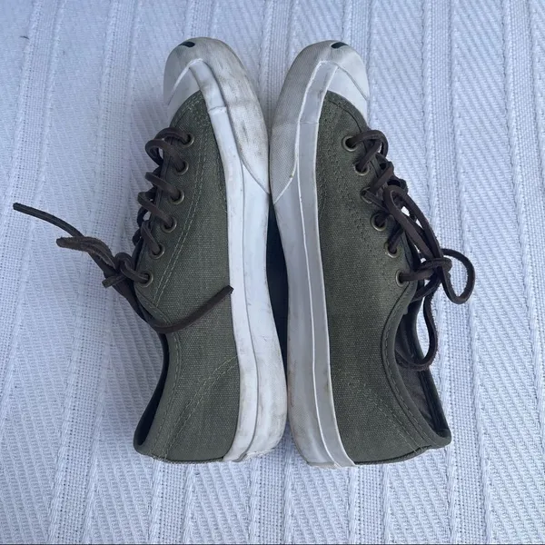 Converse Jack Purcell Unisex Mens 4 Women 5.5‎ JP Signature Ox Shoes Olive Green - Image 6