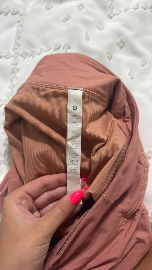 Pink Savannah Lululemon Speed Up Mid-Rise Shorts 4” - Image 2