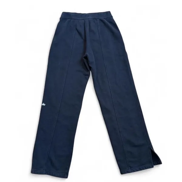 Alo Yoga High-Waist Free Time Straight Leg Sweatpants Wide Leg Women XS Heavy - Image 10