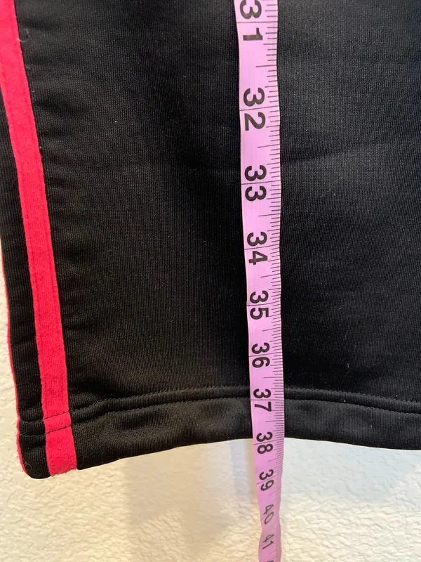 Women's Vintage Adidas Climalite Track Pants Black with Hot Pink Stripes Size M Good Pre-Owned Condition Features Women's Vintage Adidas Climalite Track Pants Black with Hot Pink Stripes #retro #Y2K #vintage - Image 6