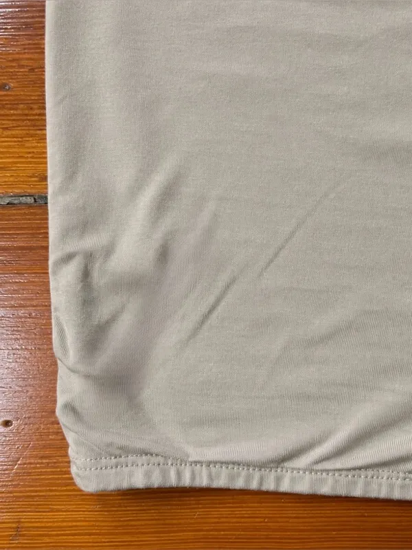 💥Naked Wardrobe Double Layer Smoothing Bodycon Mini Skirt Tan Sz L💛 - Image 6
